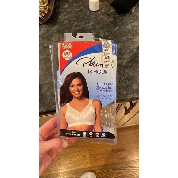 Playtex 18 Hour 4693 Wirefree Bra - Picture 1 of 10